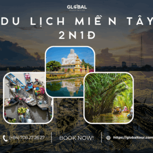 Du lịch miền Tây 2N1Đ: "Hòn Ngọc Xanh" Cồn Sơn - Chợ Nổi Cái Răng - Chùa Vĩnh Tràng