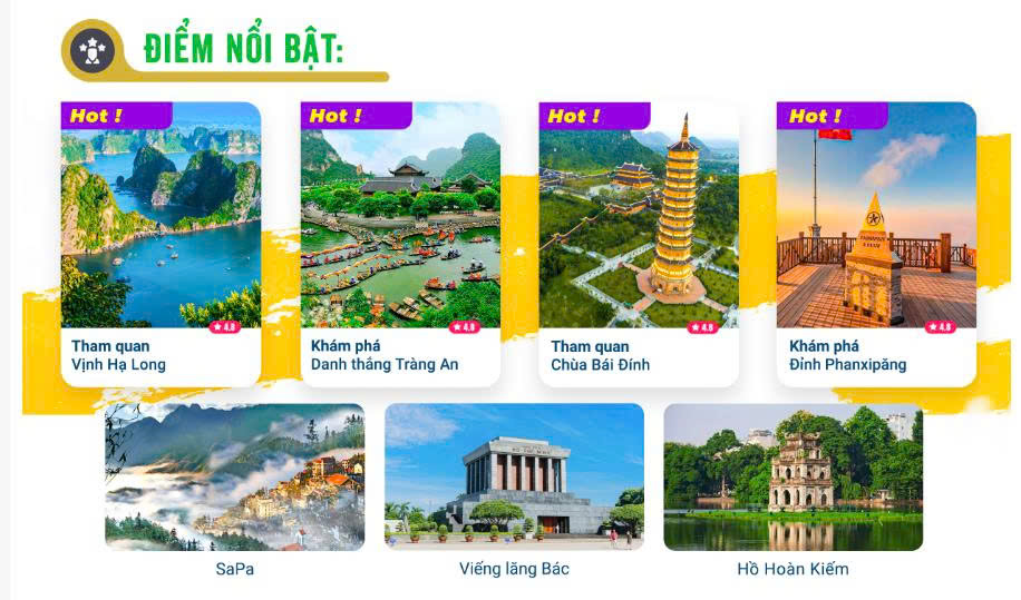 Tour Miền Bắc 5N4Đ: Hà Nội – Hạ Long – Tràng An – Bái Đính – Sapa | Trải nghiệm tinh hoa đất Việt