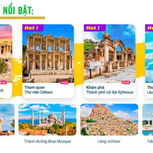 Tour Thổ Nhĩ Kỳ 8N7Đ – Bay Sáng | Hành trình khám phá xứ sở “ngã ba lục địa”